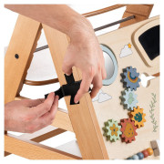 Aktivity centrum Play board na dřevěné židličky Alpha+/Beta+/Arketa Hauck