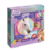 Diamantový deník Koně Totum