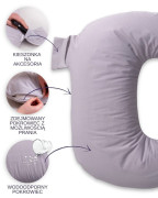 Bambusový polohovací polštář MiniRelax 150 cm Babymatex