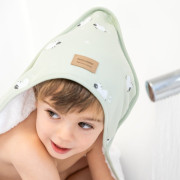 Dětská bavlněná osuška s kapucí 100x100 cm bonjourbébé