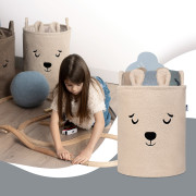 Koš na hračky Premium Bouclé se šňůrkou 43 l Sipo