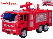 Auto hasiči 19 cm stříkající vodu na setrvačník