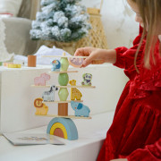 Balanční hra Zvířata Pastel