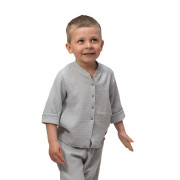 Dětská mušelínová košile Luca Dove Grey Esito