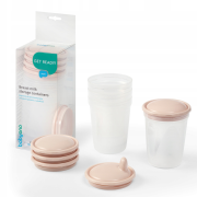 Zásobníky na jídlo 4 ks Béžová