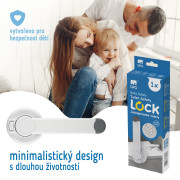 Bezpečnostní zámek toaletního sedátka Sipo