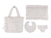 Přebalovací taška pro panenky Soft Flowers Little Dutch