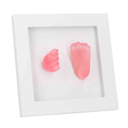 Crystal Memories DeLuxe 3D Frame Handprint & Footprint