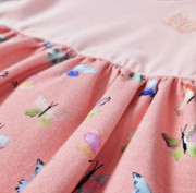 Body šaty tenké set Outlast® UPF 50+ Sv. broskvová, motýlci