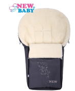 Luxusní fusak s ovčím rounem New Baby 