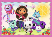 Puzzle 4v1 Gabbyina dobrodružství/Gabby´s Dollhouse, 35+48+54+70 dílků