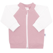 Kojenecká tepláková mikina New Baby The Best růžová