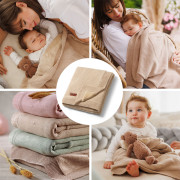 Deka z přírodní bavlny 75 x 100 cm 0 m+ BabyOno