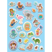 Veselé vybarvování se super samolepkami Zvířátka