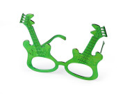 Karnevalové brýle metalické