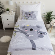 Povlečení do postýlky Koala "Sweet dreams" 100 x 135, 40 x 60 cm Jerry Fabric