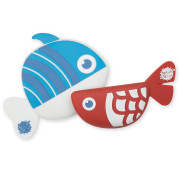Bobbin' Buddies Sensory Fish 2 ks – silikonové smyslové rybičky do vody