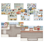 Knížka se samolepkami Doprava Jim Little Dutch