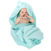 Měkká osuška s kapucí a ušima 100x100 cm Canpol babies