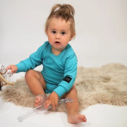 Rostoucí body žebrované Turquoise - tyrkysová Esito