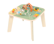 Stolek s aktivitami dřevěný Farmers Funday Tiny Love