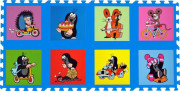 Pěnové puzzle, Krtek I modré 30x30 8 dílků