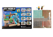 Velká magnetická stavebnice Minecraft Iron Diamond Gold TNT 220 ks
