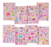 Kniha třpytkových samolepek Jednorožec/Mořská víla