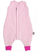 Spací pytel s nožičkami růžový plyš