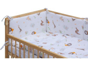 Dětská postýlka s kompletní výbavou, 120 x 60 cm, Gona Scarlett