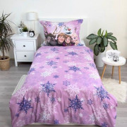 Povlečení do postýlky Frozen purple 200 x 140, 70 x 90 cm Jerry Fabrics