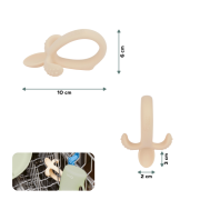 Silikonová lžička Beige Babymoov