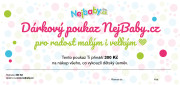 Tištěný dárkový poukaz Nejbaby "pro radost malým i velkým"