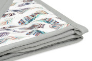 Mušelínová osuška s kapucí Design 85 x 85 cm Babymatex