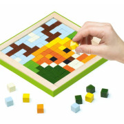 Pixel III zvířata 14897 Cubika - dřevěná mozaika