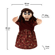 Ježibaba 28 cm, maňásek