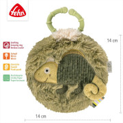 Plyšová knížka chameleon, Crazy Baby Fehn