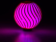 Míček 6 cm disco koule se světlem