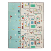 Multifunkční pěnová skládací podložka oboustranná 200 x 150 cm City Zopa