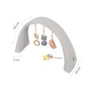 Nastavitelná hrazdička s hračkami a bílým šumem 2 v 1 Sleepee