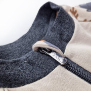 Mikina smyk rozepínací Outlast® - latte barevná zvířátka