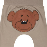 Kojenecké bavlněné polodupačky New Baby BrumBrum latte