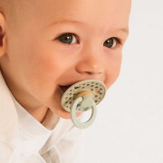 Dudlík z prírodního kaučuku Colour Polka 0 - 6 měsíců Bibs