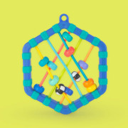 Senzorická provlékačka Busy Bands Sassy