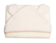 Kojenecká osuška s kapucí a oušky Boucle 80x80 cm froté Baby Nellys 