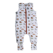 Spací pytel s nohavicemi Zoo bílý Esito