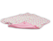 Dětská deka bavlněná, Pidilidi, PD435a, růžová -kytičky
