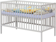 Dětská postýlka s kompletní výbavou 120 x 60 cm, Mimas Scarlett