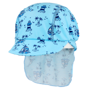 Funkční kšiltovka pirát s plachetkou Moře Modrá RDX