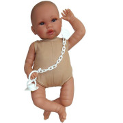 Realistická panenka miminko se zvuky a měkkým látkovým tělem Llorens 